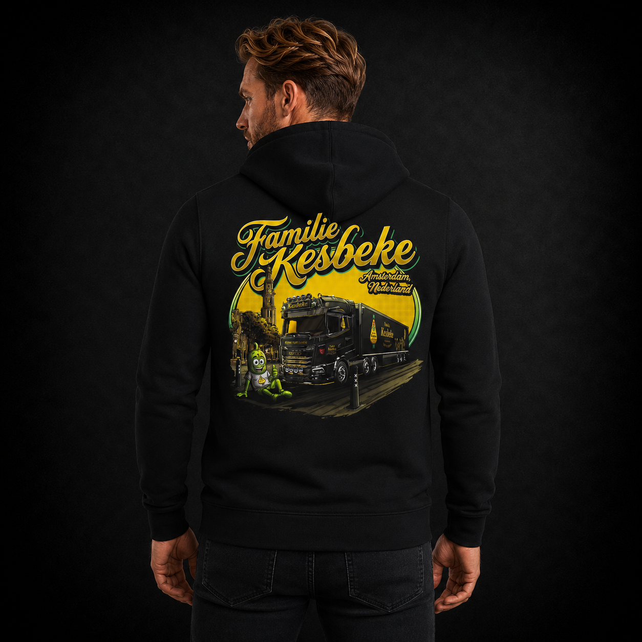 DAF x Familie Kesbeke – Amsterdam Edition Zip Hoodie - Afbeelding 3